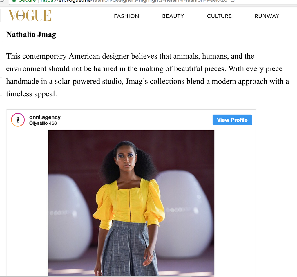 Vogue Arabia Maria Feature
